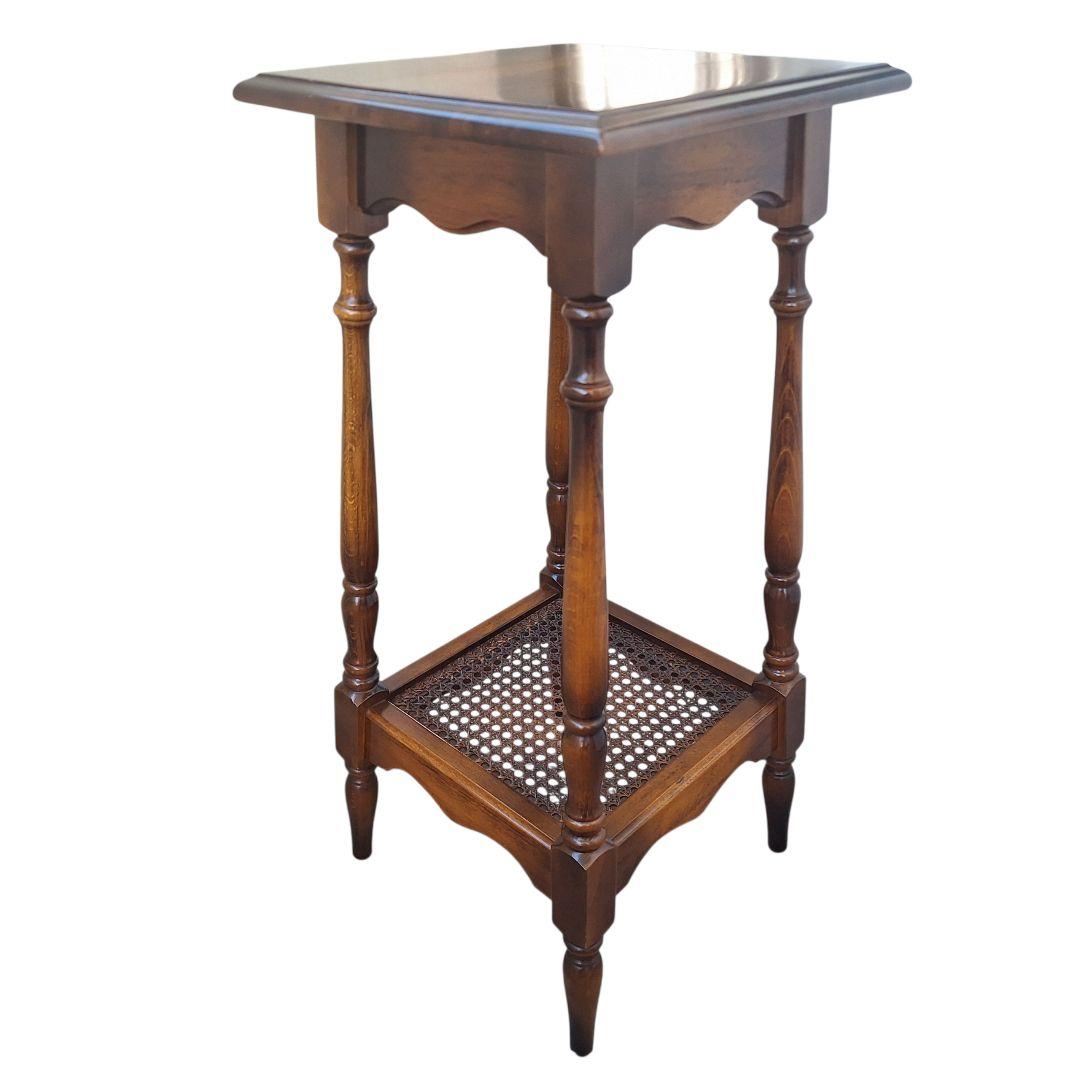 カリモク家具 花台 サイドテーブル 木製 アンティーク 廃盤 希少