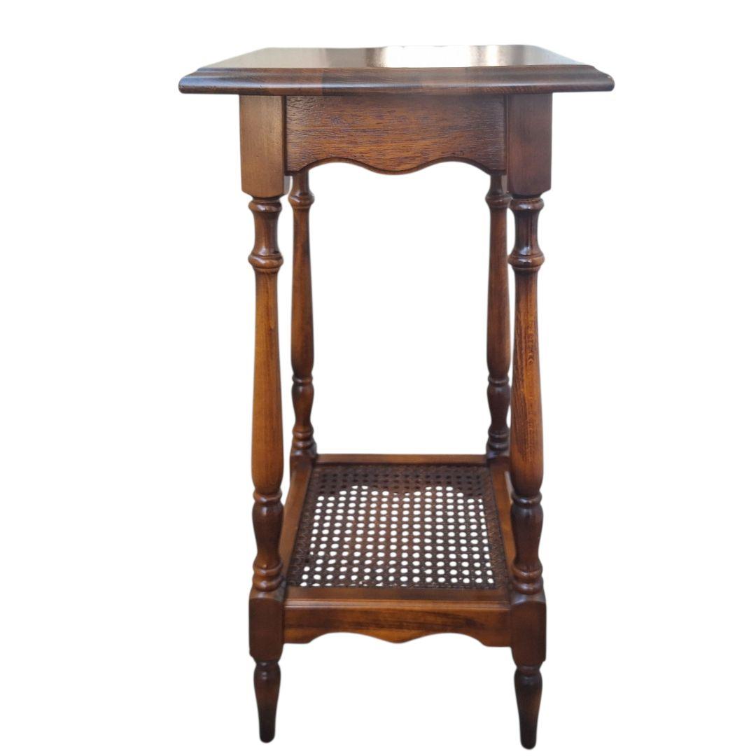 カリモク家具 花台 サイドテーブル 木製 アンティーク 廃盤 希少