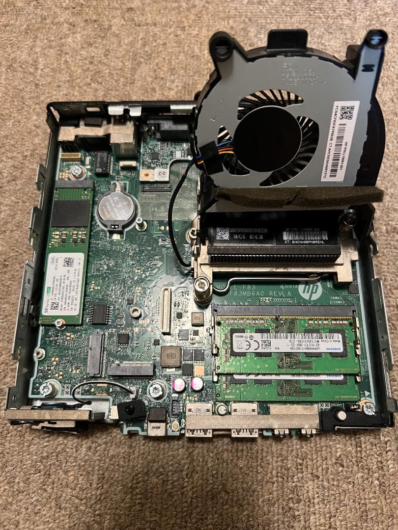 ミニPC HP EliteDesk 800 G4 DM i5-8500T