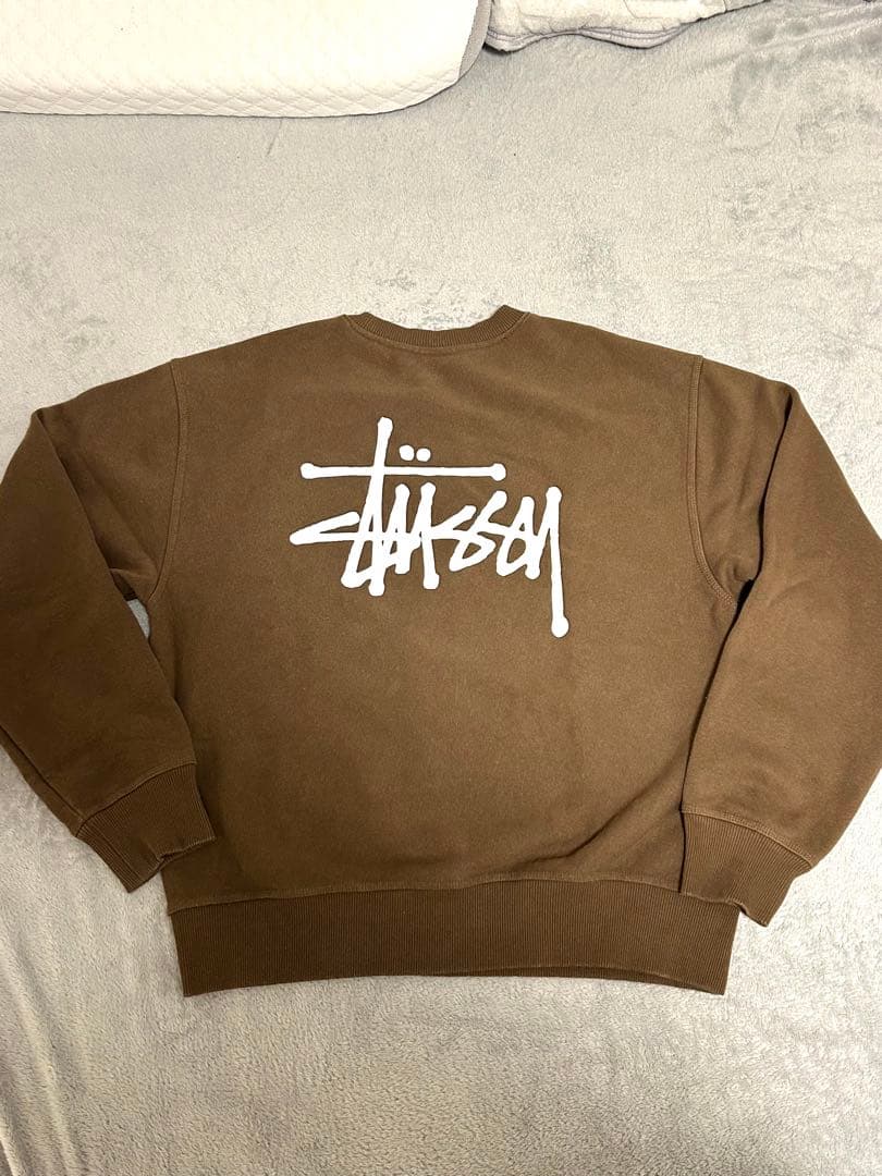 BASIC STÜSSY CREW ステューシー裏起毛トレーナー