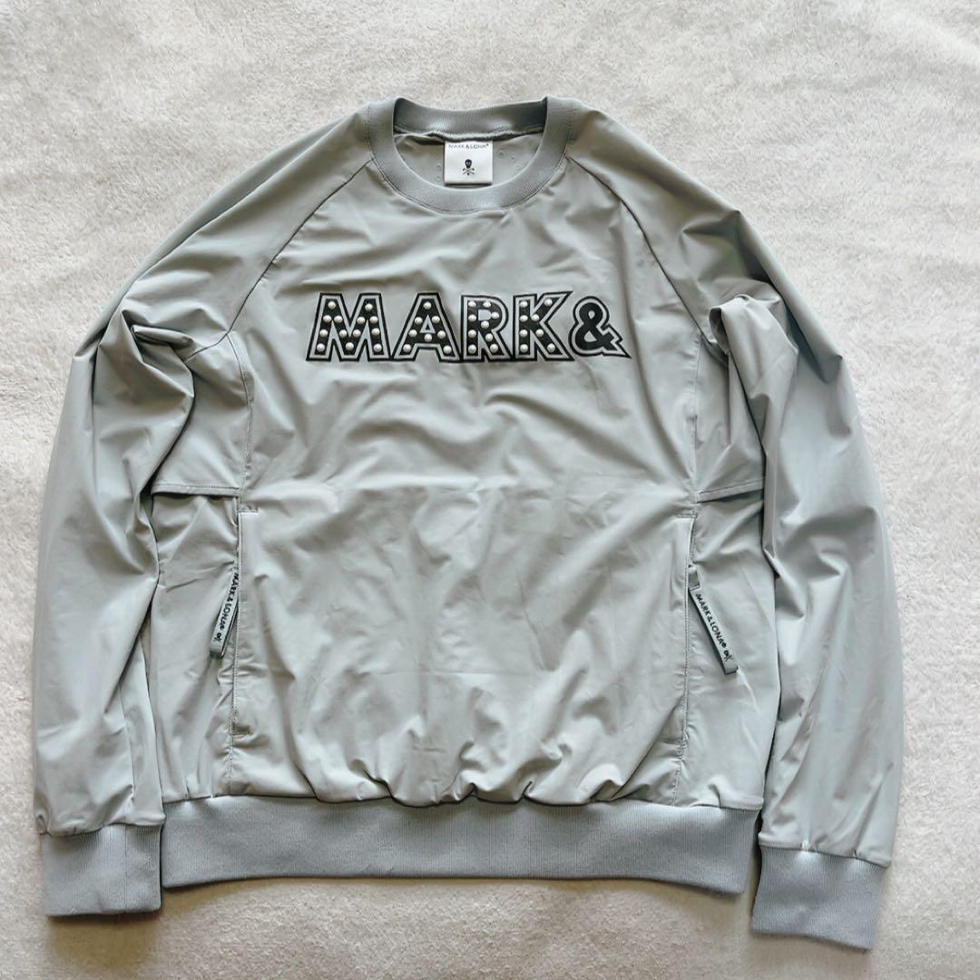 極美品　マークアンドロナ 　ストレッチ　ナイロン　スニード　スカル　スタッズ