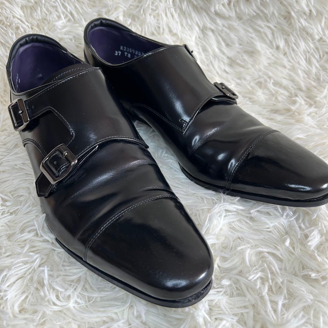 リーガル 37TR ダブルモンクストラップ　レザー　ビジネスシューズ　革靴