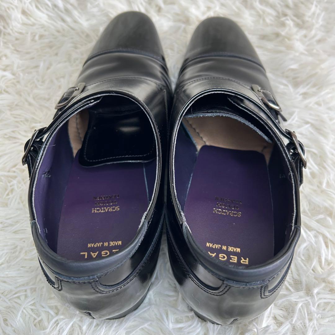 リーガル 37TR ダブルモンクストラップ　レザー　ビジネスシューズ　革靴