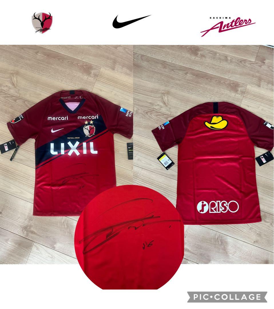 2020 NIKE 鹿島アントラーズユニフォーム 上田綺世 サイン入り