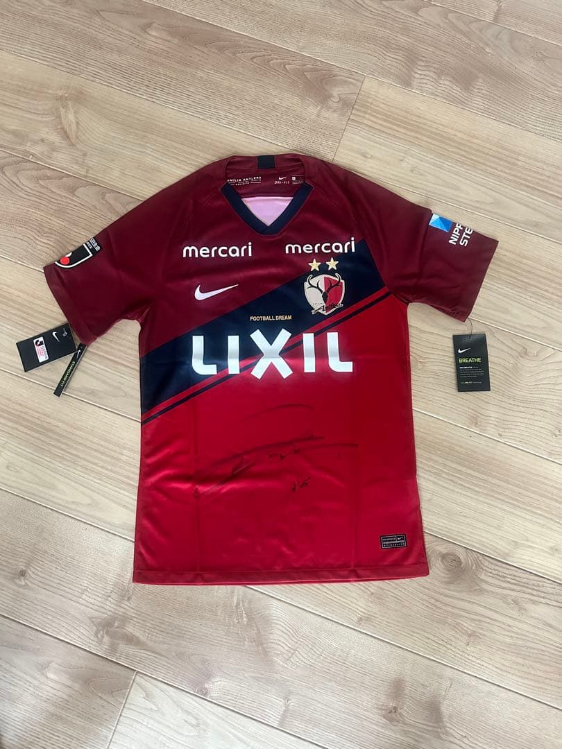 2020 NIKE 鹿島アントラーズユニフォーム 上田綺世 サイン入り