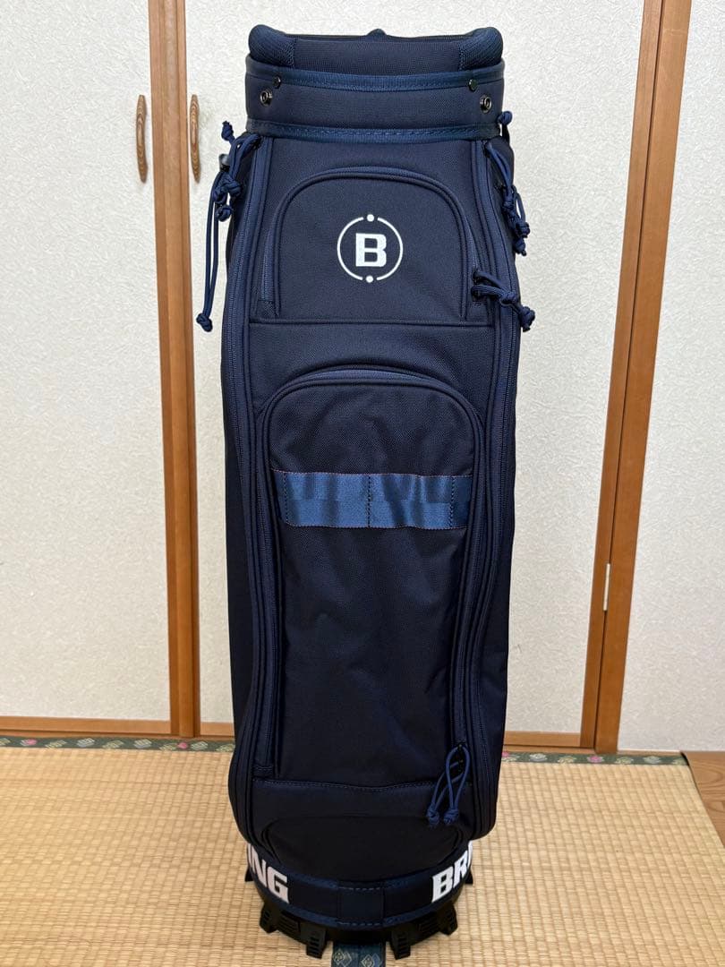未使用)ブリーフィング キャディバッグ 25年モデル CR-5#04 ネイビー