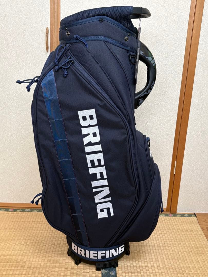 未使用)ブリーフィング キャディバッグ 25年モデル CR-5#04 ネイビー
