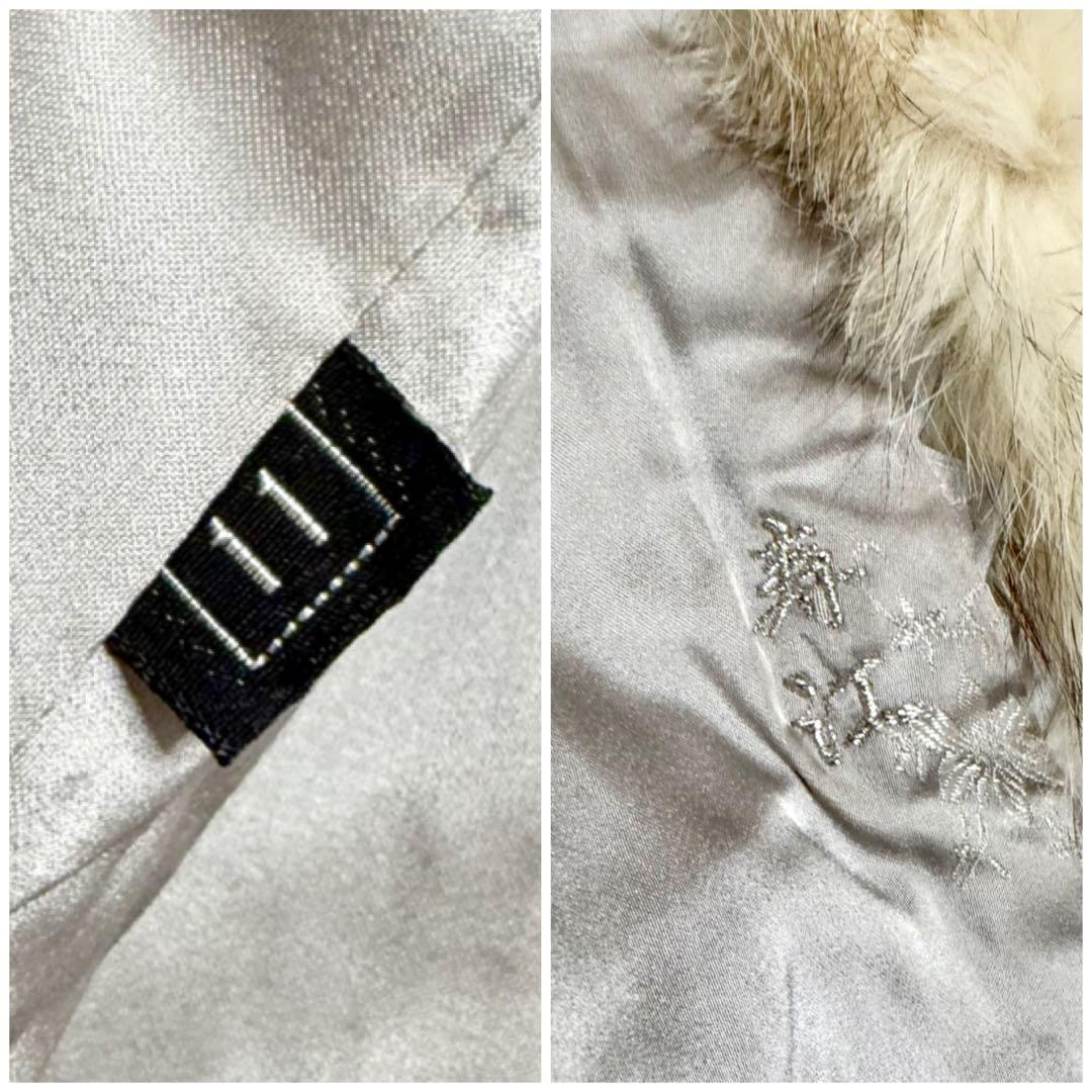 美品✨ブルーフォックス リアルファーコート 本毛皮 青狐 毛並み◎ ふわふわ