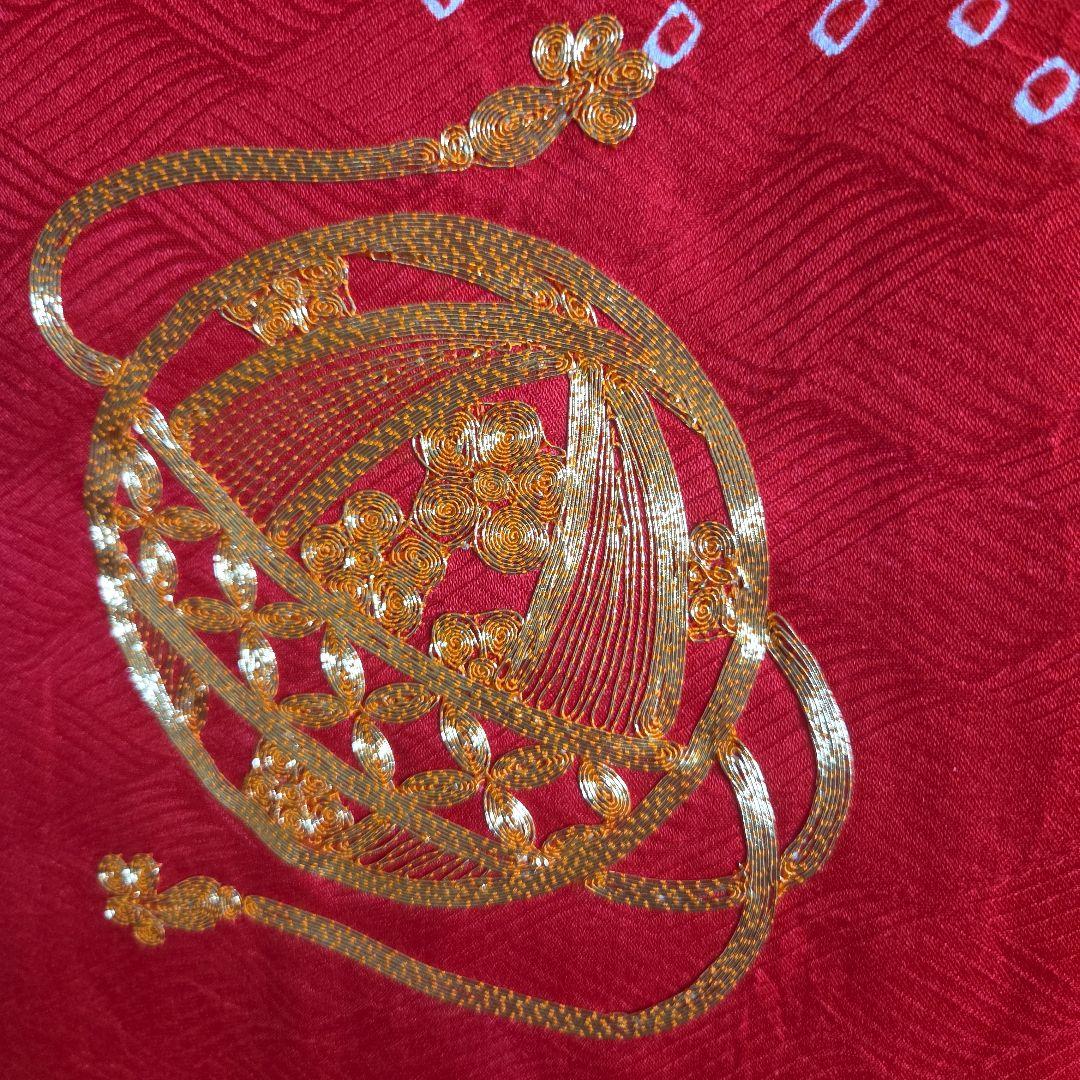 No18 正絹 　女の子お祝い着物　産着　長襦袢付き　七五三