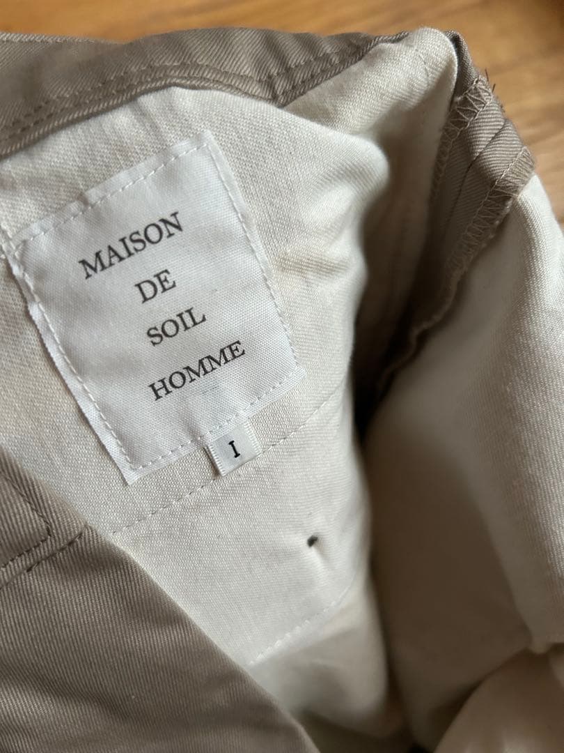 MAISON DE SOIL HOMME チノパン　1