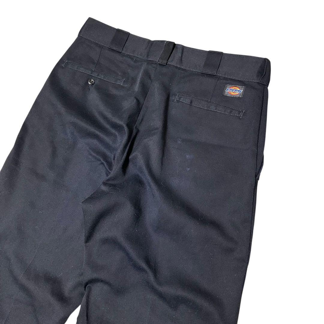 80s USA製 Dickies ディッキーズ TALON ダークネイビー 34