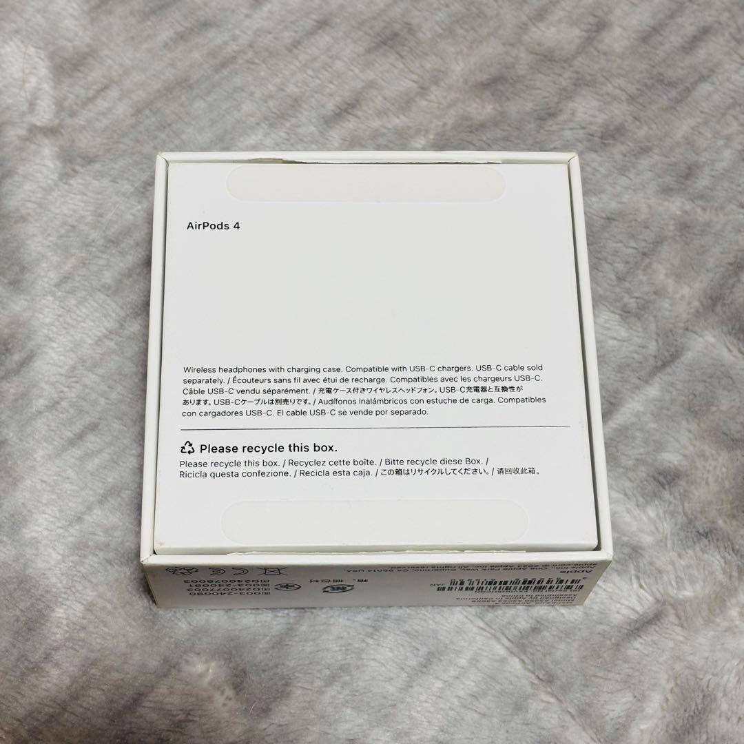 Apple AirPods4 正規品未使用 ワイヤレスイヤホン