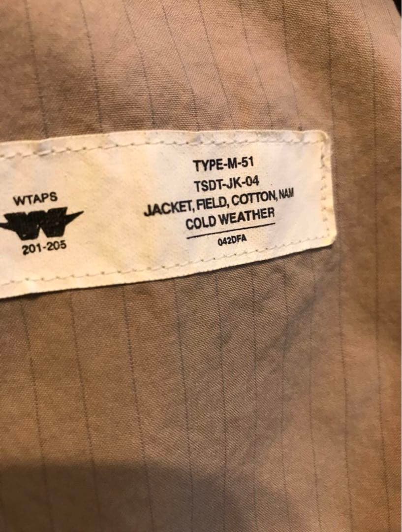 極美品ミントコンディション！WTAPS M-51モッズコート