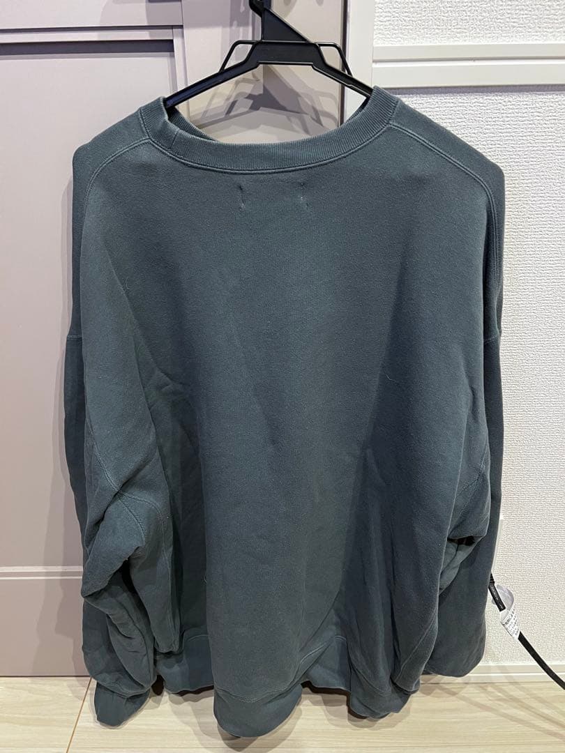 【美品】グラフペーパー×ループウィラー別注 スウェット トレーナー 緑