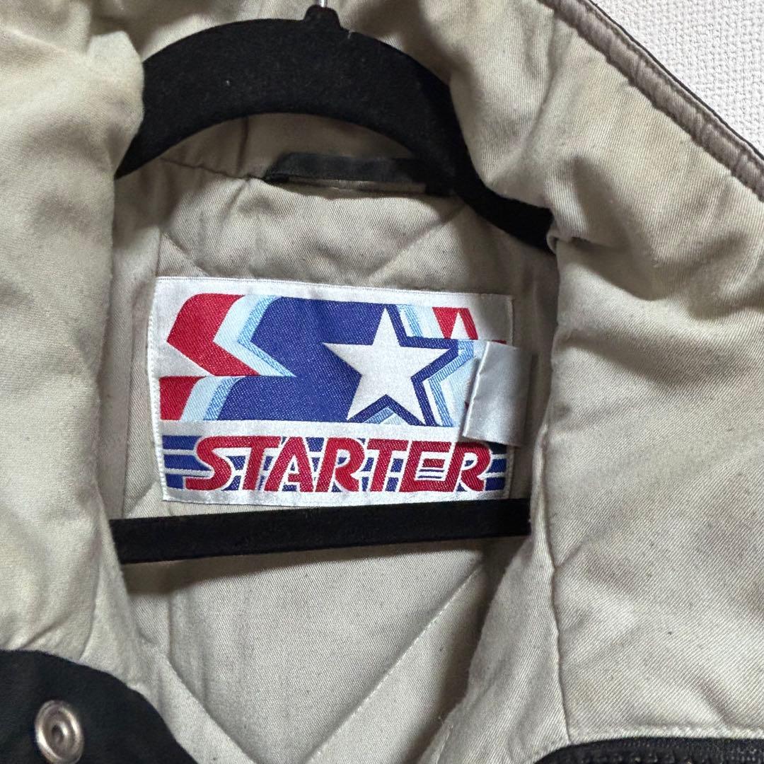 90s RAIDERS Starter ウォームアップジャケット 黒