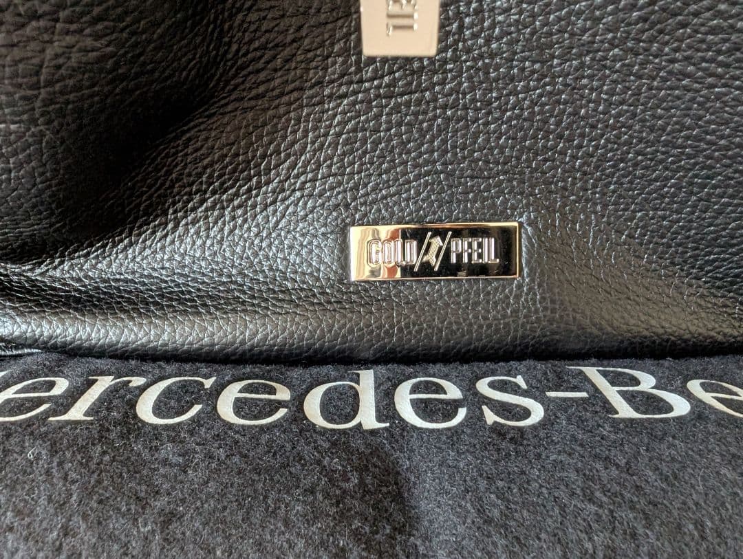 Mercedes-Benz♡ GOLD PFEILレザーボストンバッグ おまけ付