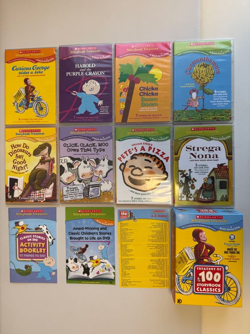 英語DVD SCHOLASTIC Storybook Treasures