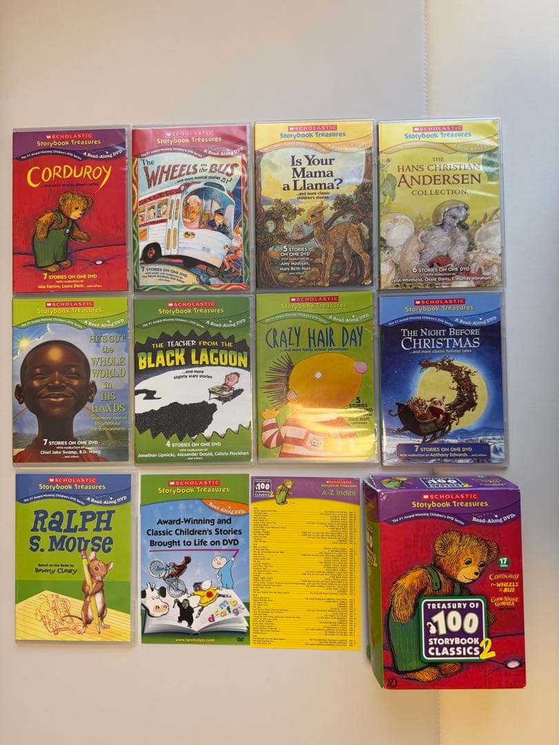 英語DVD SCHOLASTIC Storybook Treasures