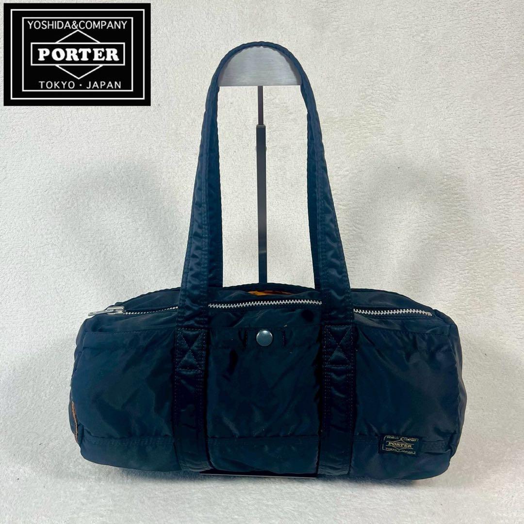 【美品✨】ポーター ミニボストン タンカー ドラム型　肩掛け可　廃盤・希少品‼️
