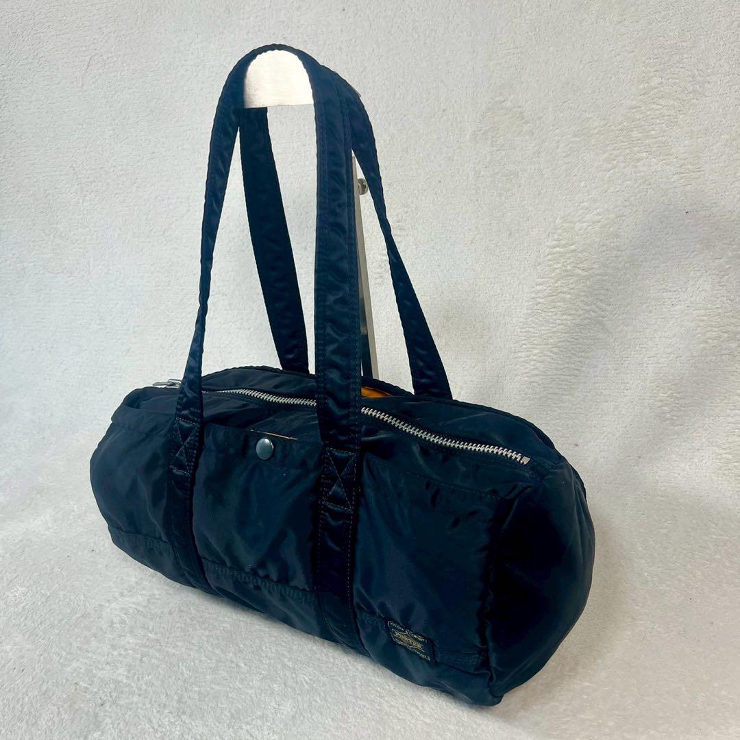 【美品✨】ポーター ミニボストン タンカー ドラム型　肩掛け可　廃盤・希少品‼️