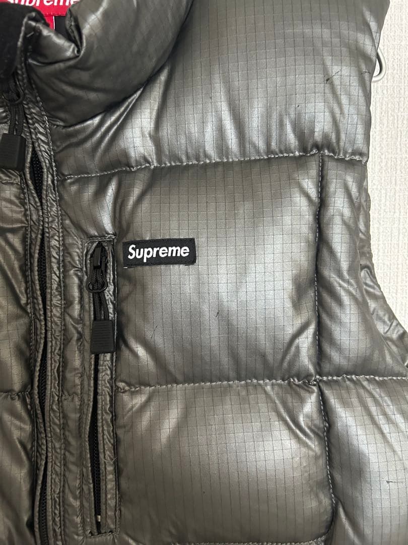 SUPREME 13AW Silver Ski Vest サイズS