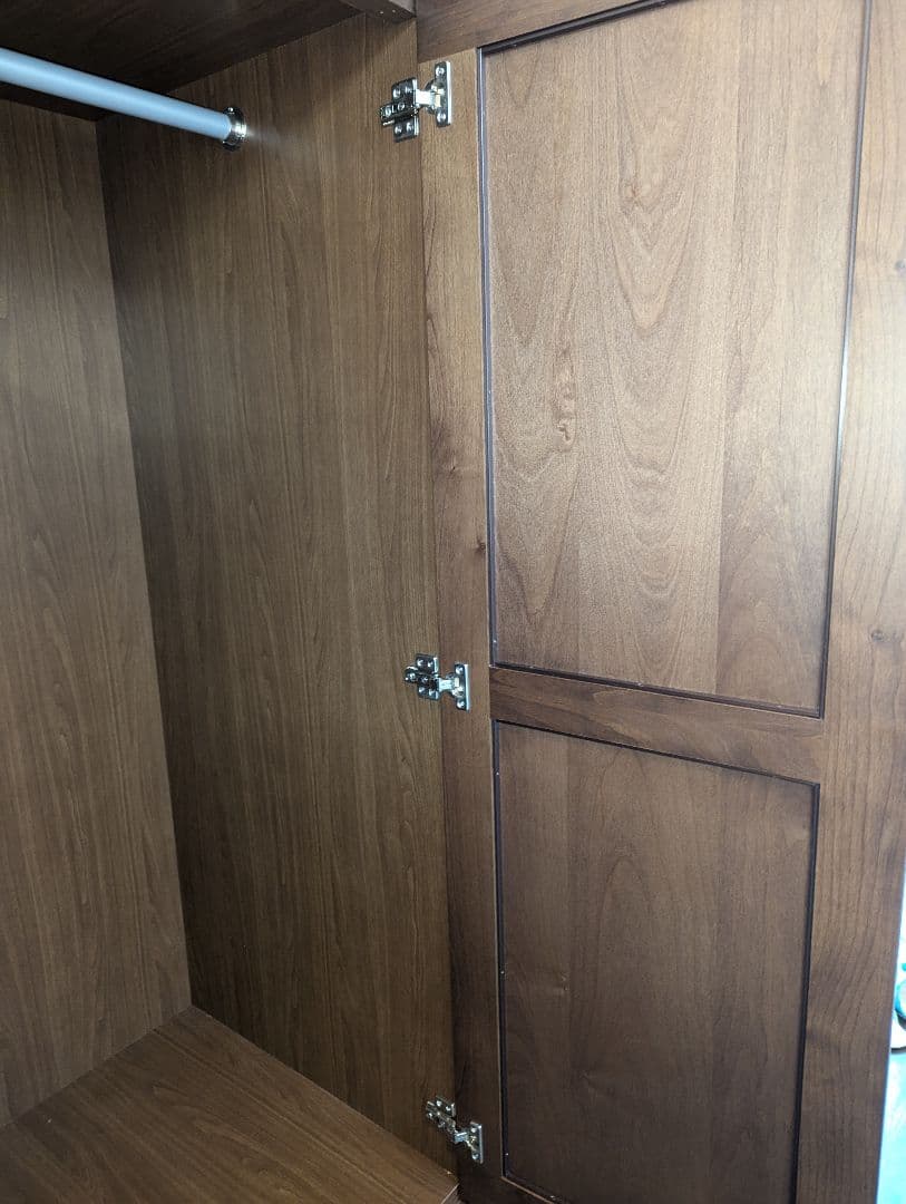 【美品】ワードローブ 　タンス　ダークブラウン