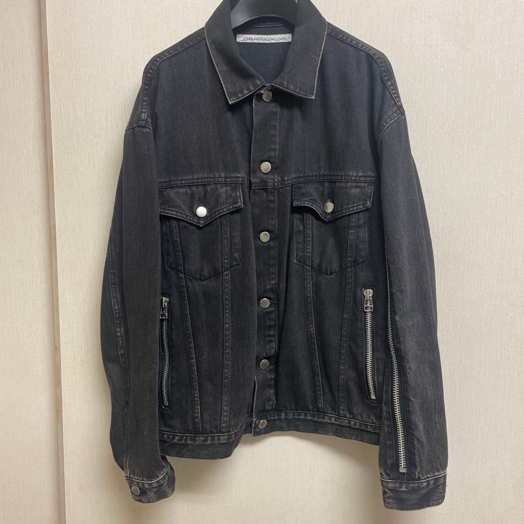 ジョンローレンスサリバン　Zipped Denim Jacket 46