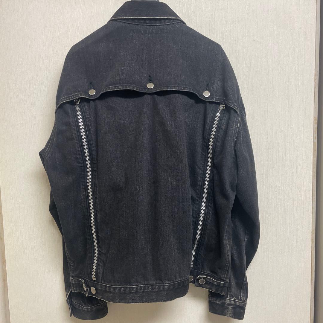 ジョンローレンスサリバン　Zipped Denim Jacket 46