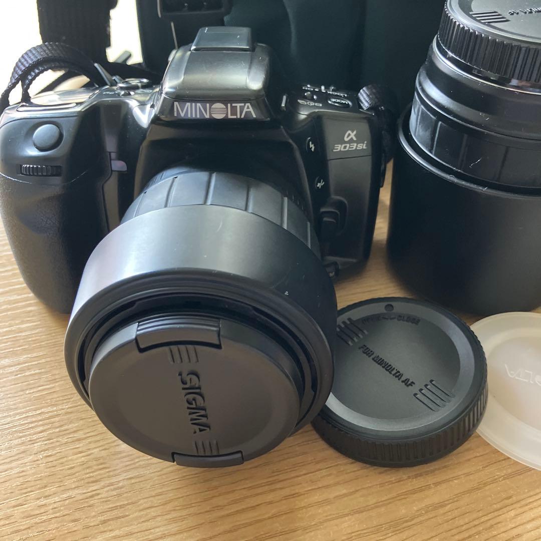 MINOLTA α-303si フィルム一眼レフカメラセット