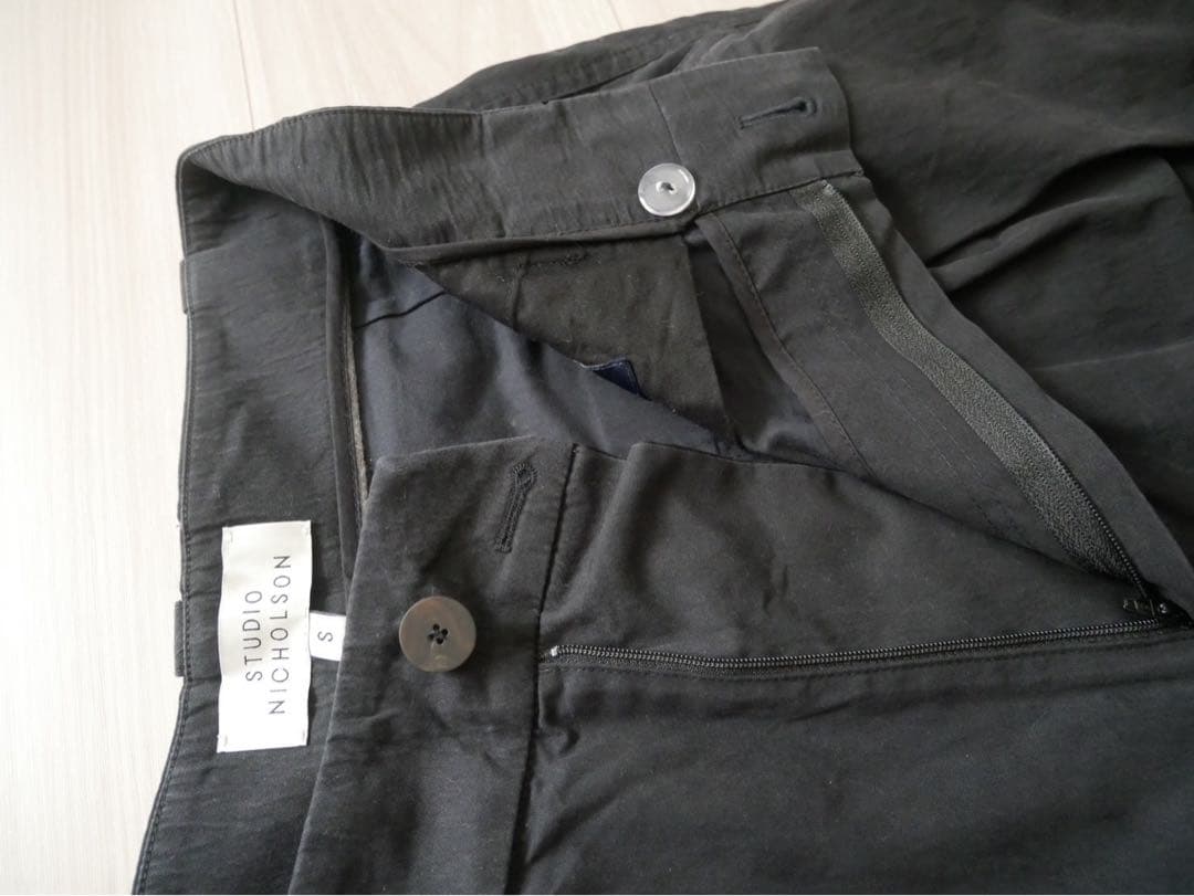 K*t様 STUDIO NICHOLSON SAL ワイドパンツ S ダークネイ