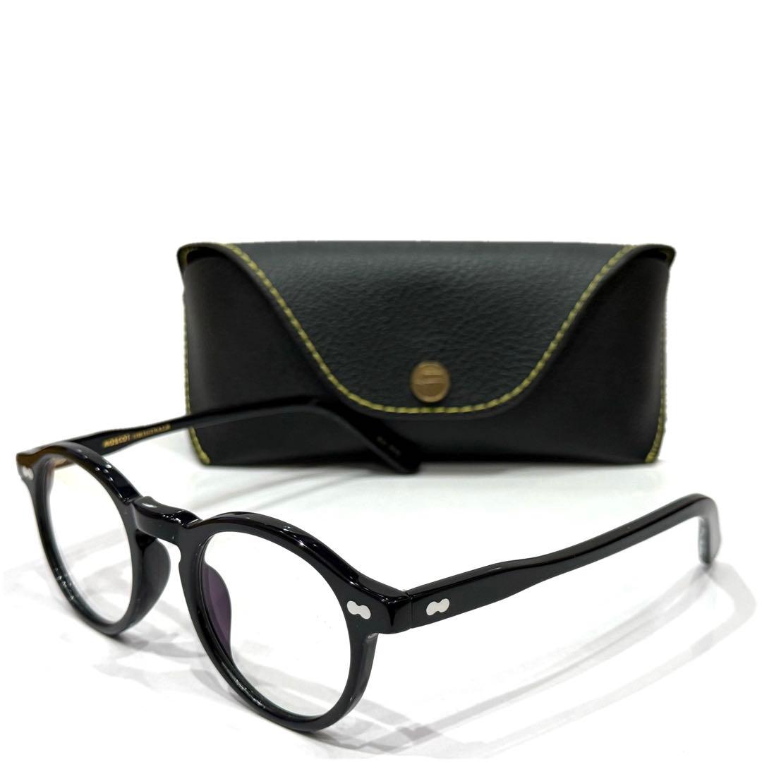 【極美品】正規品 モスコット ミルゼン 44 ブラック 新品調光グレーレンズ