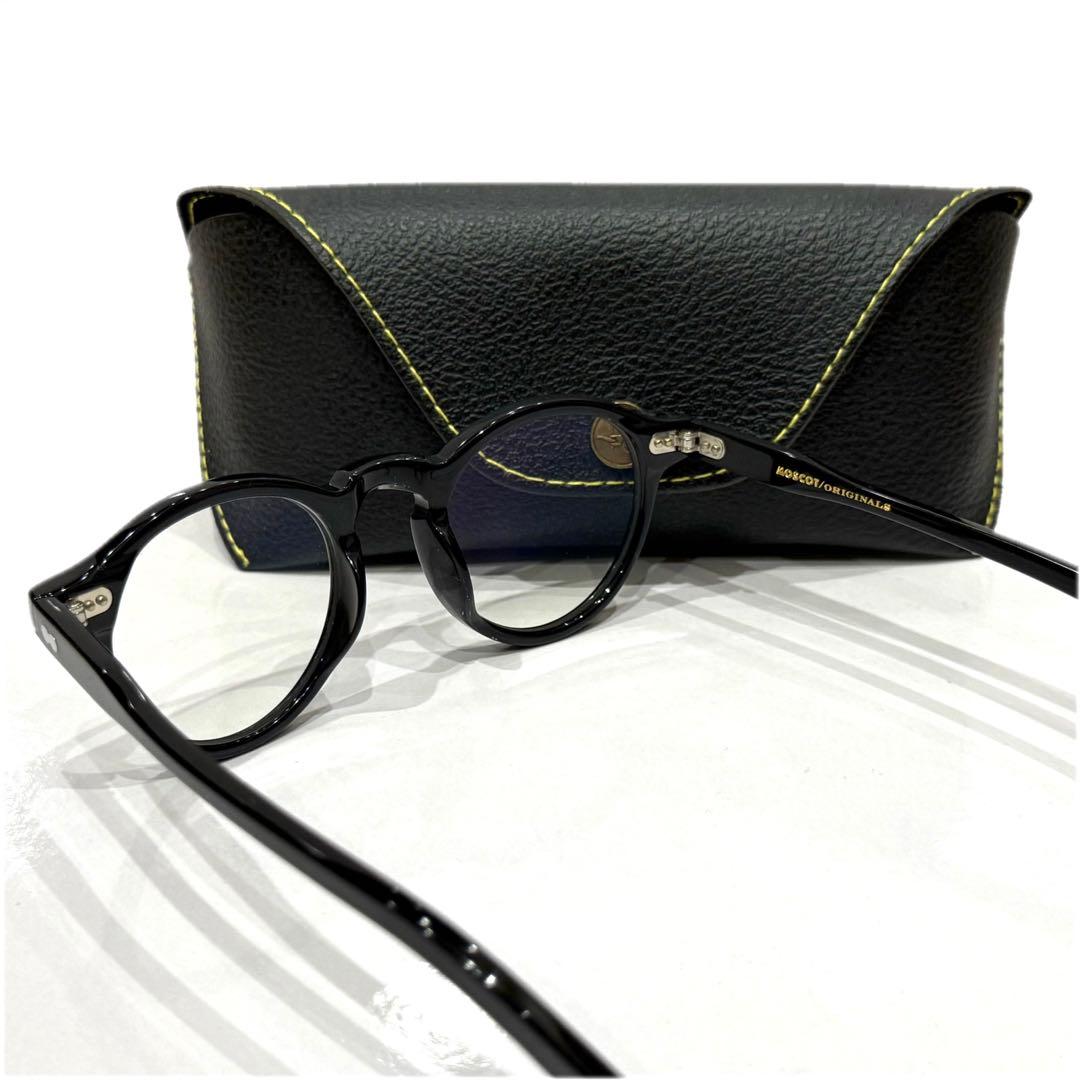 【極美品】正規品 モスコット ミルゼン 44 ブラック 新品調光グレーレンズ