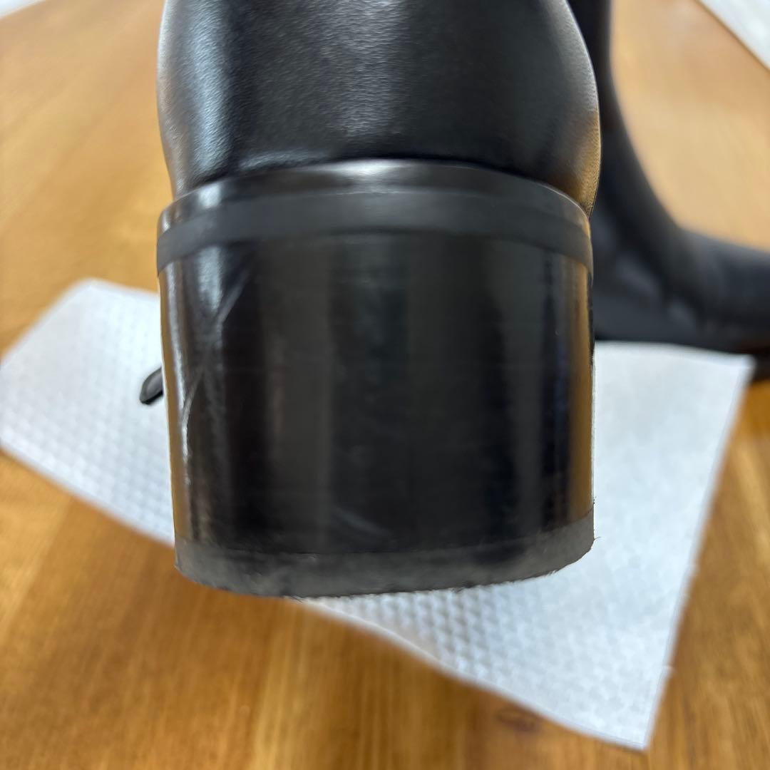 COLE HAAN ブラックショートブーツ　23㎝