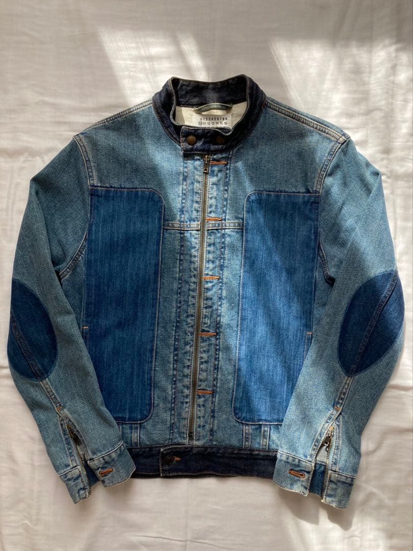 マルジェラ10 デニムライダース アーティザナル 12/aw