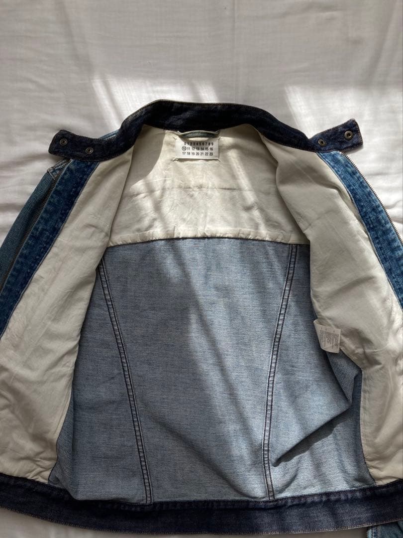 マルジェラ10 デニムライダース アーティザナル 12/aw