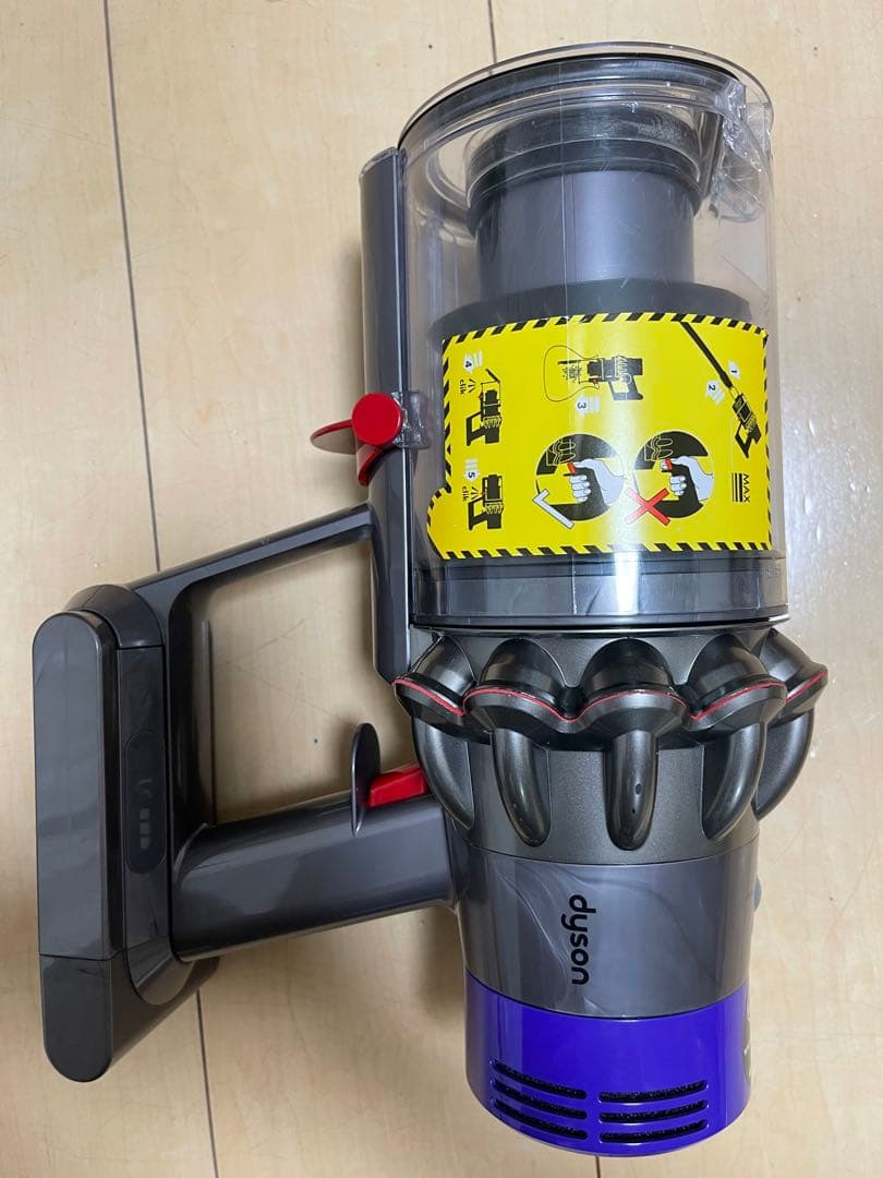 【美品】dyson V10 SV12　純正フロアドック付　エコーモード69分