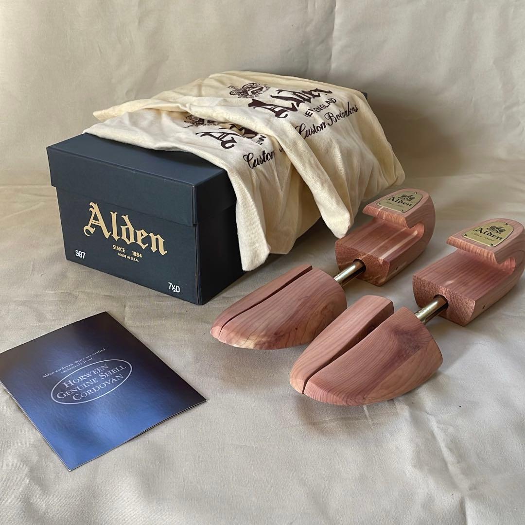 【極美品】オールデン ALDEN 987 ブラック コードバン ペニーローファー