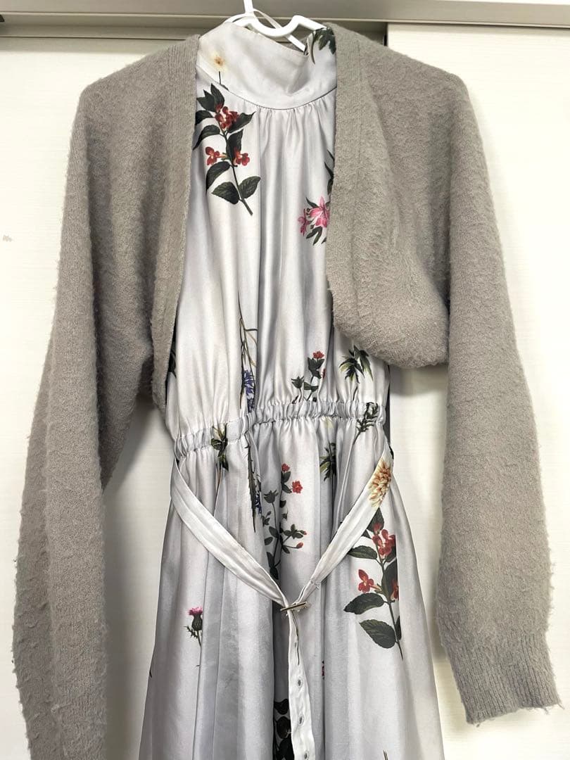 ♡SNIDEL♡ Sustainableフラワーモチーフワンピース×ボレロセット