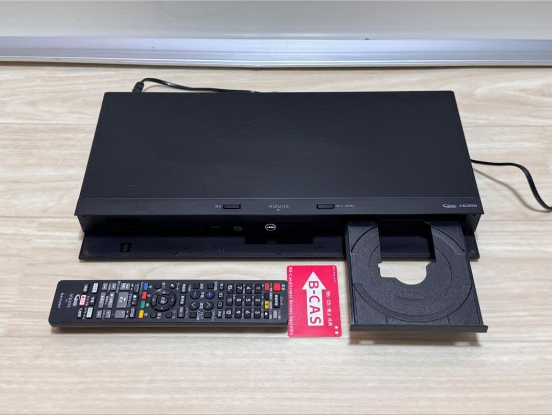 AQUOS SHARP 2B-C05DW1 ブルーレイプレーヤー リモート付き