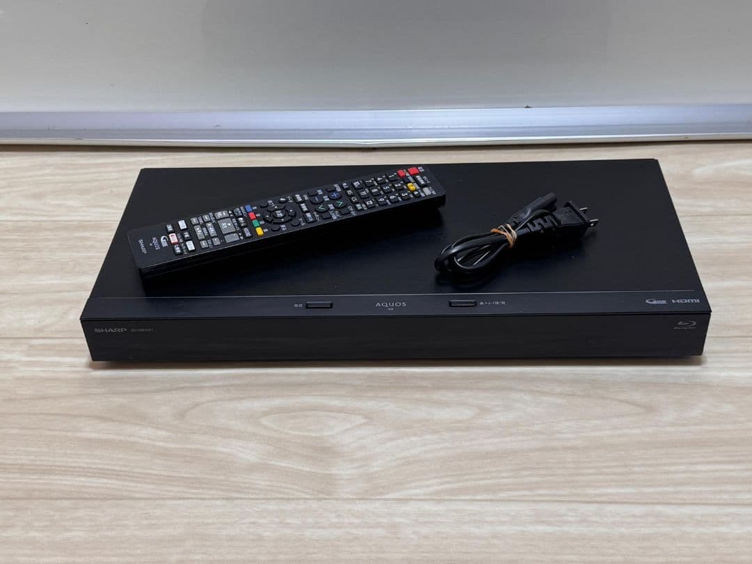 AQUOS SHARP 2B-C05DW1 ブルーレイプレーヤー リモート付き