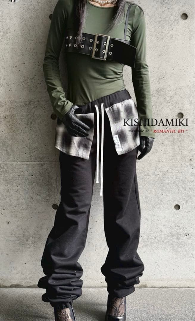 み*お様 kishidamiki loose sweat trousers