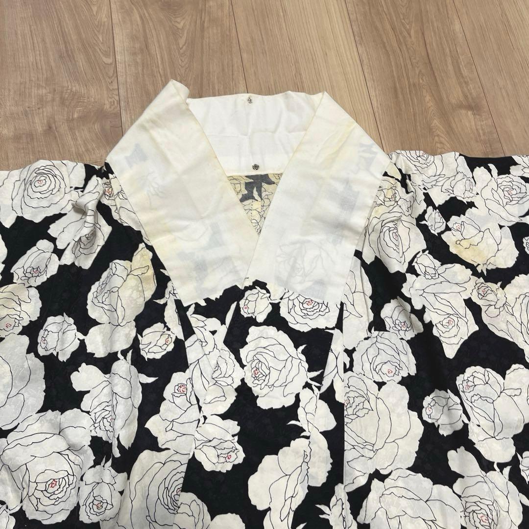 おしゃれな薔薇柄長襦袢