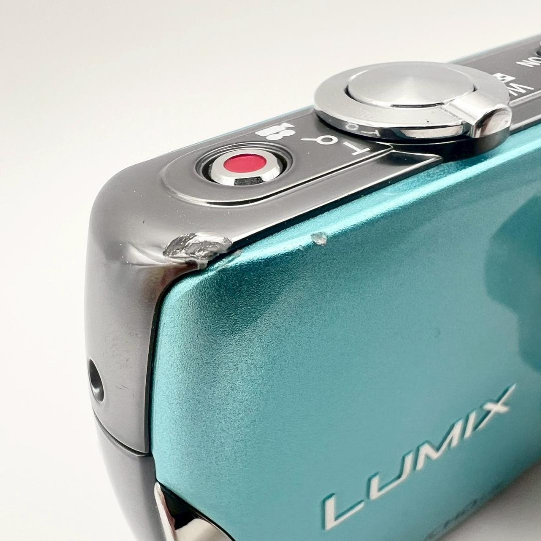 【完動品】Panasonic LUMIX DMC-FX70 コンデジ ブルー