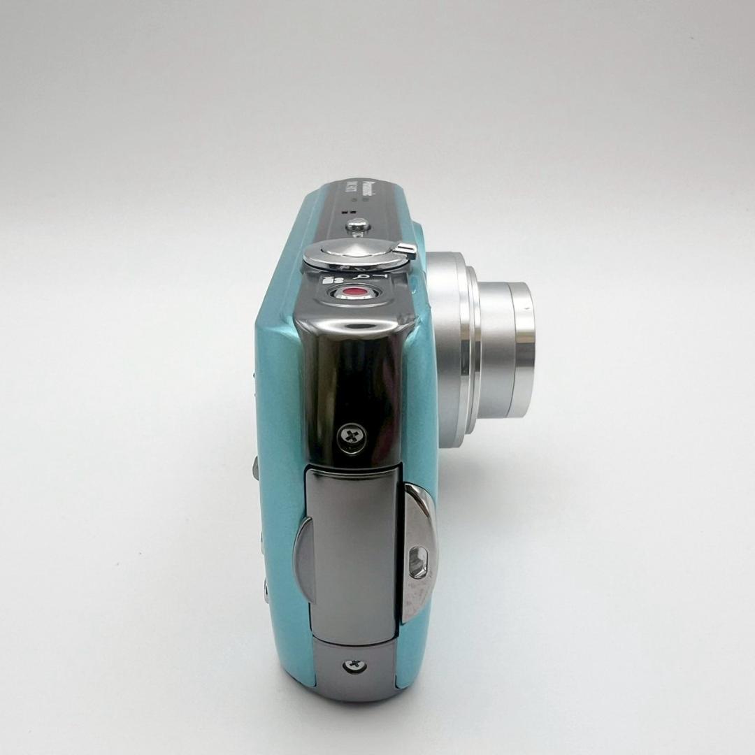 【完動品】Panasonic LUMIX DMC-FX70 コンデジ ブルー