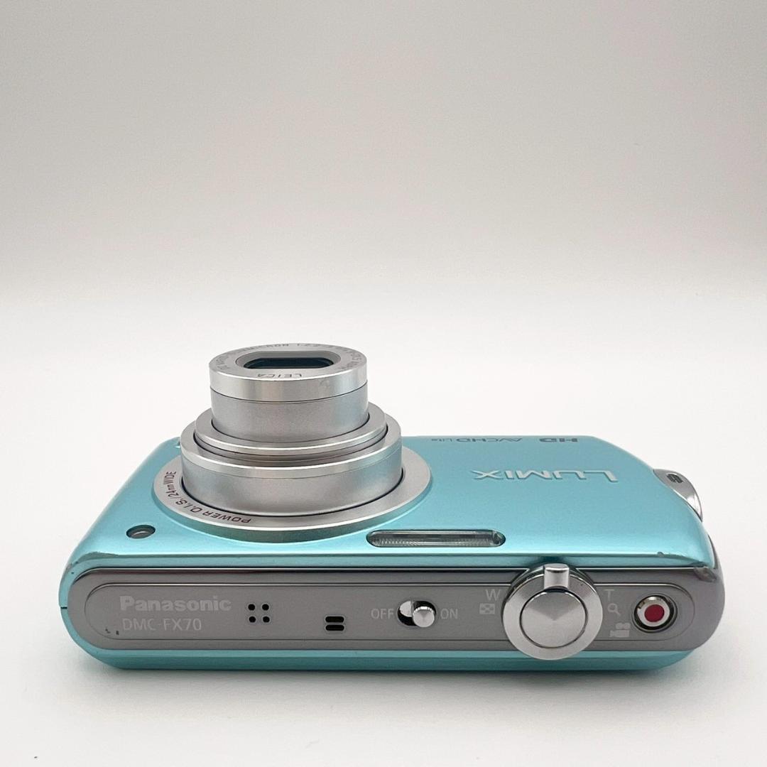 【完動品】Panasonic LUMIX DMC-FX70 コンデジ ブルー