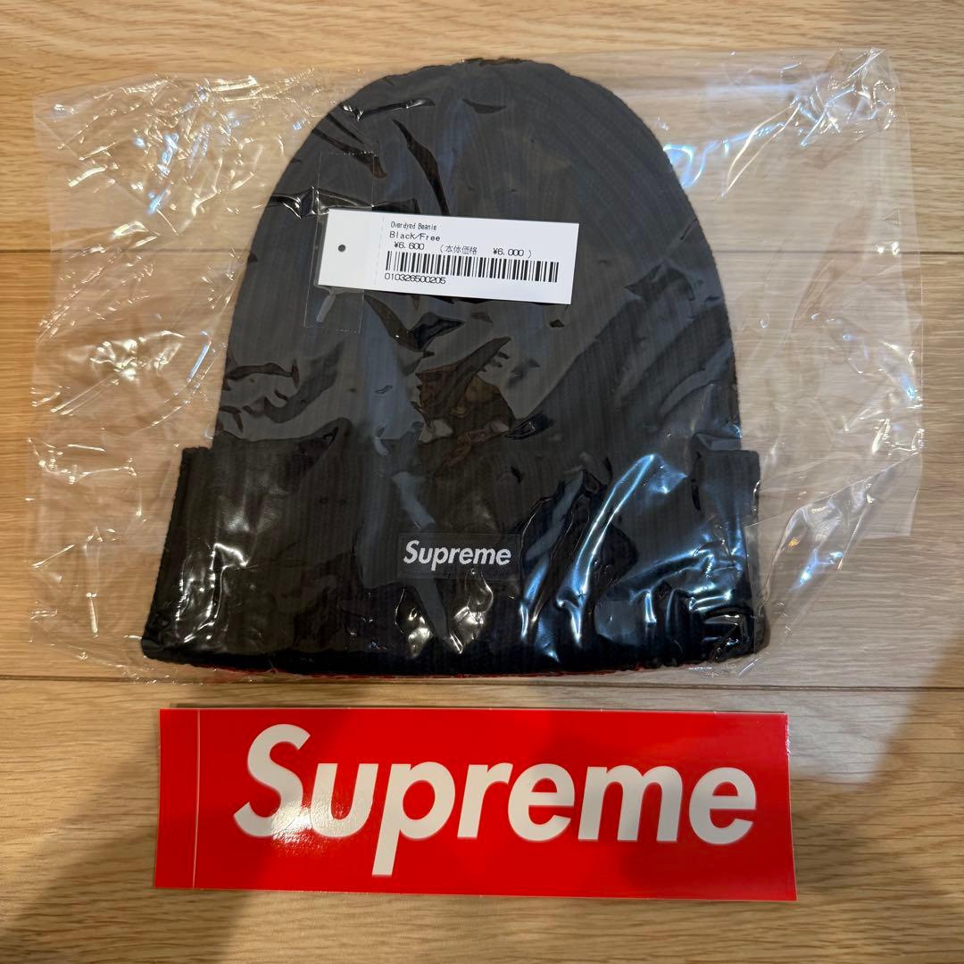 シュプリーム オーバーダイ ビーニー ステッカー付