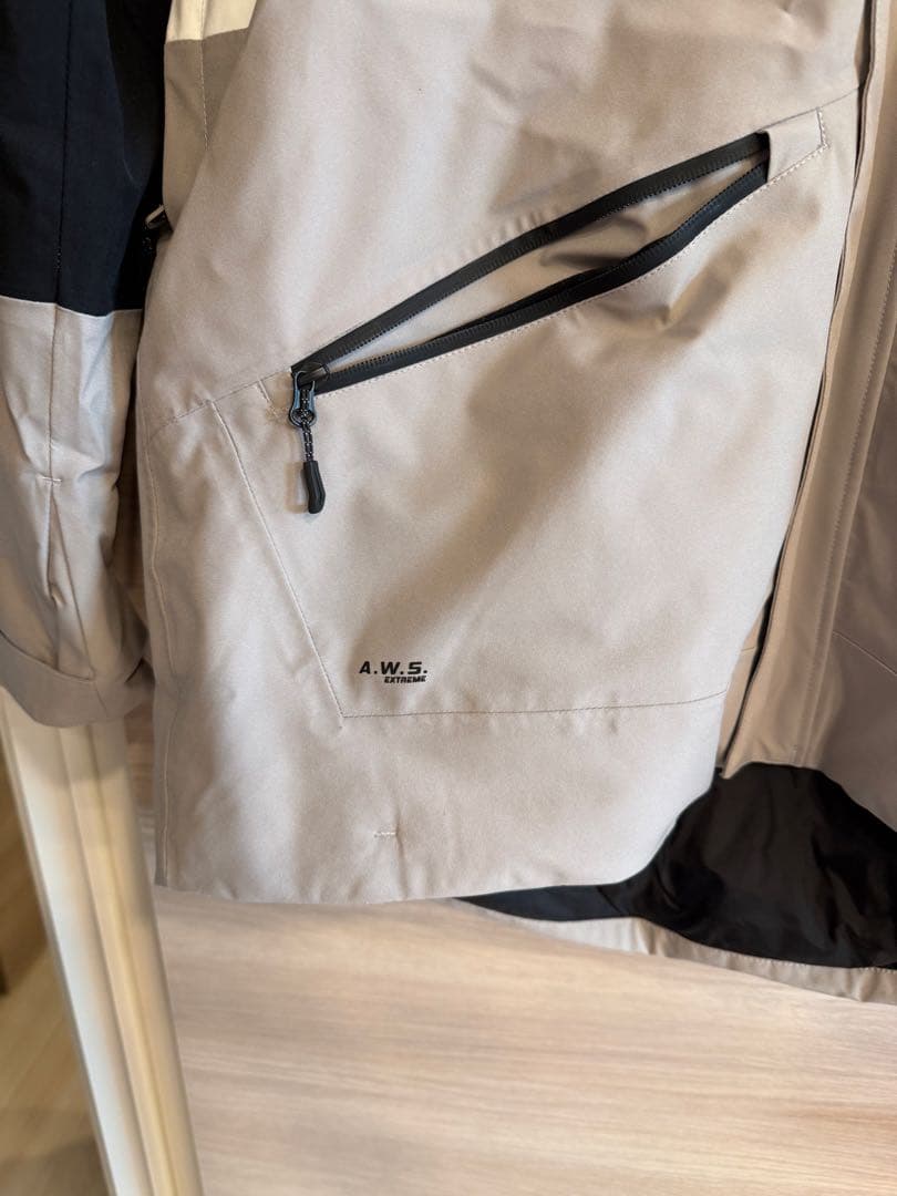 ICEPEAK 防水スキーウェア グレー ICEPEAK 防水スキーパンツ　黒