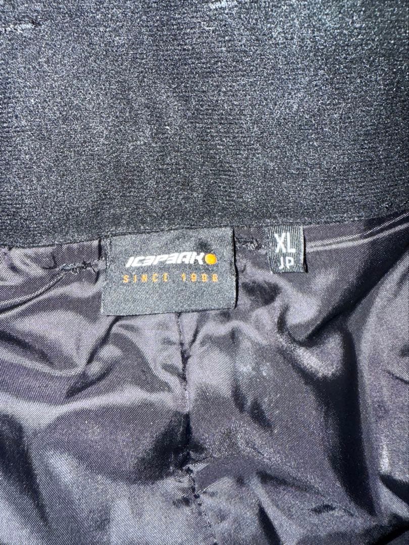 ICEPEAK 防水スキーウェア グレー ICEPEAK 防水スキーパンツ　黒