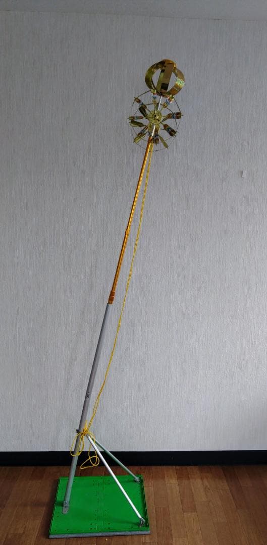 鯉のぼり　1.5ｍスタンドセット　展示品　新品紫鯉のぼり付き