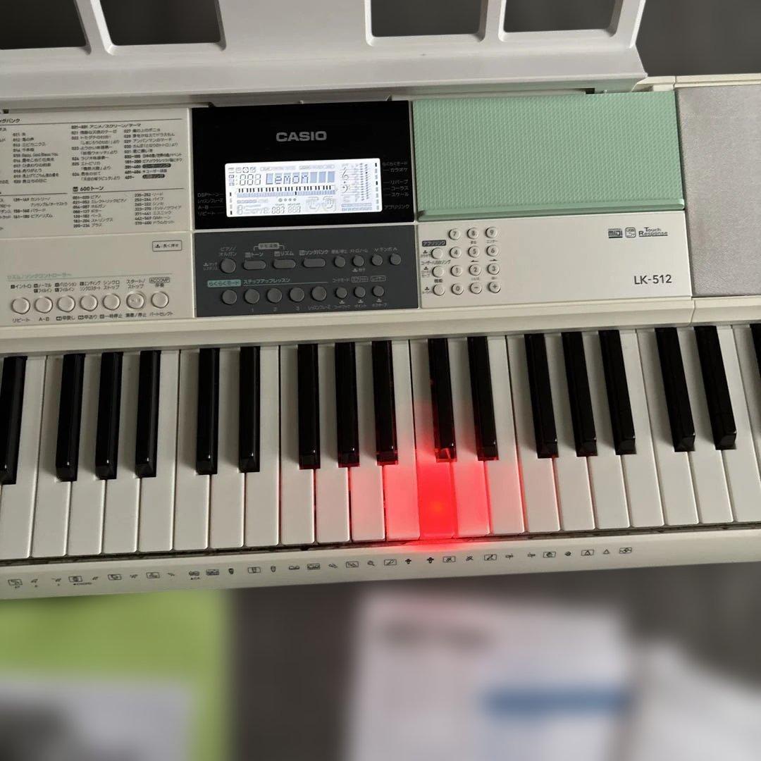 CASIO 光ナビゲーションキーボード　LK-512